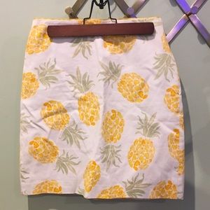 Brooks brothers pineapple mini skirt